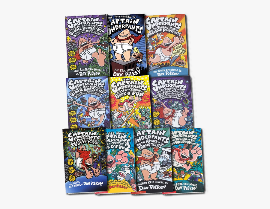 90s 2000s Captain Underpants - Captain Underpants Series, Transparent Clipart