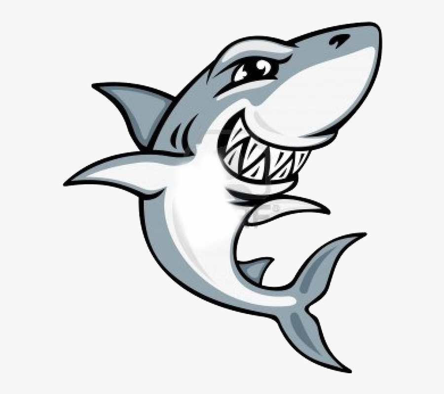 Didsbury Netball Club - Shark Cartoon Drawing, Transparent Clipart