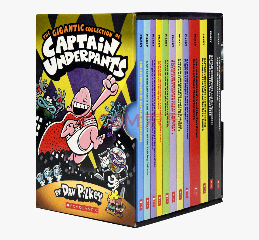 Gigantic Collection Of Captain Underpants, Transparent Clipart