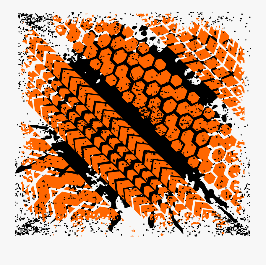 Track Clipart Tire Mark - Car Tires, Transparent Clipart