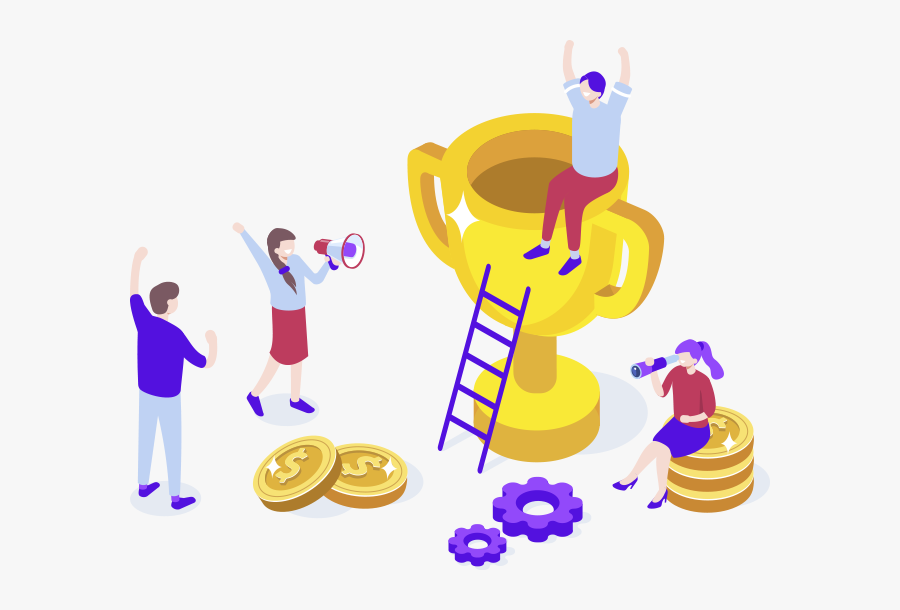 Achievement Team Vector, Transparent Clipart