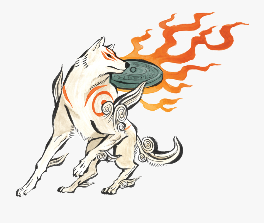 Okami Amaterasu, Transparent Clipart