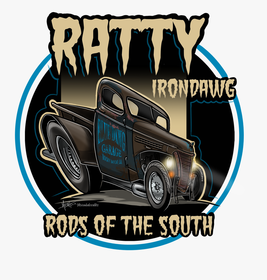 Image Of Irondawg - Rat Rod Cartoon Hd, Transparent Clipart