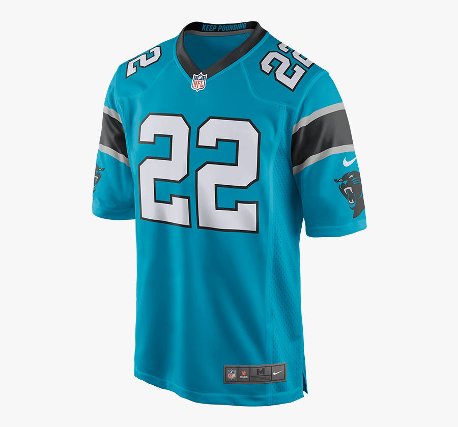 Carolina Panthers Jersey - Christian Mccaffrey Panthers Jersey, Transparent Clipart
