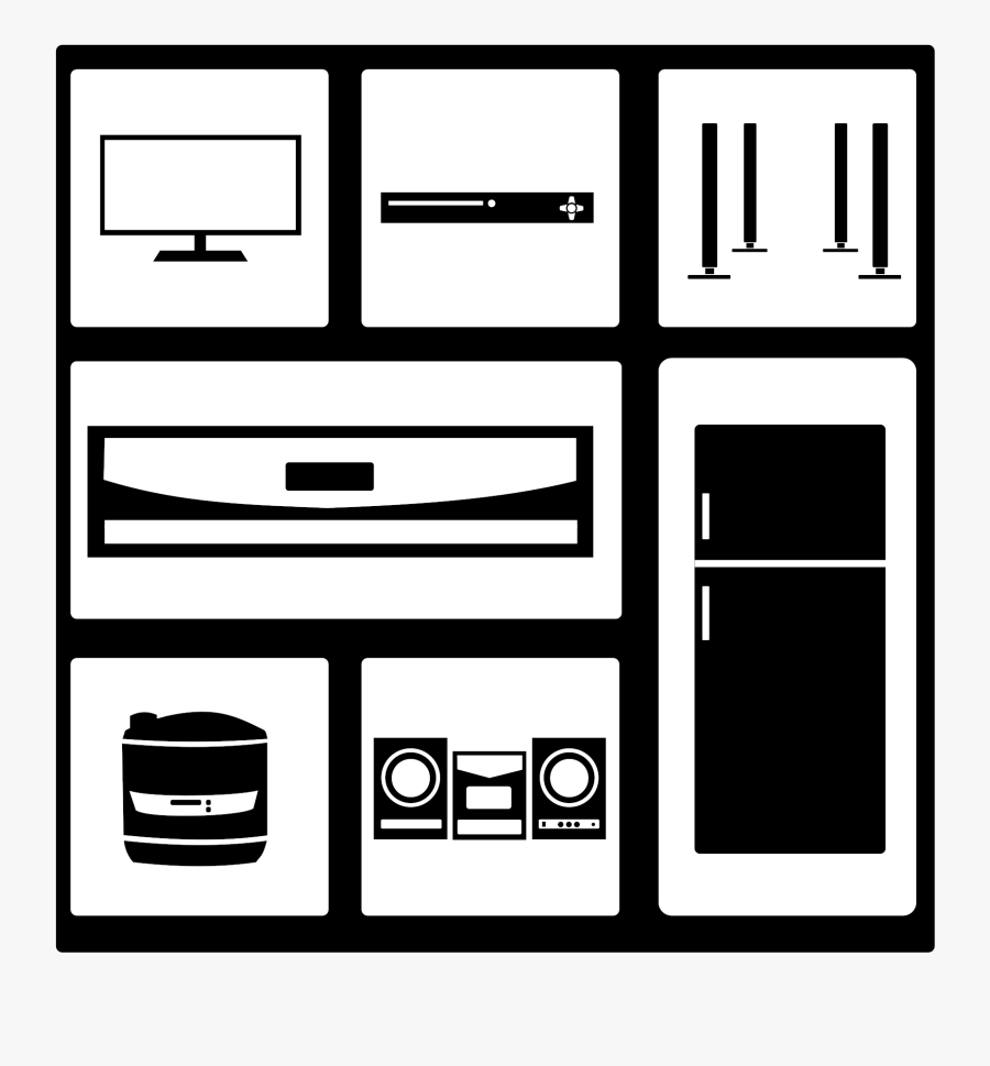 Household Elektronic Equipment Clip Arts - Clip Art, Transparent Clipart