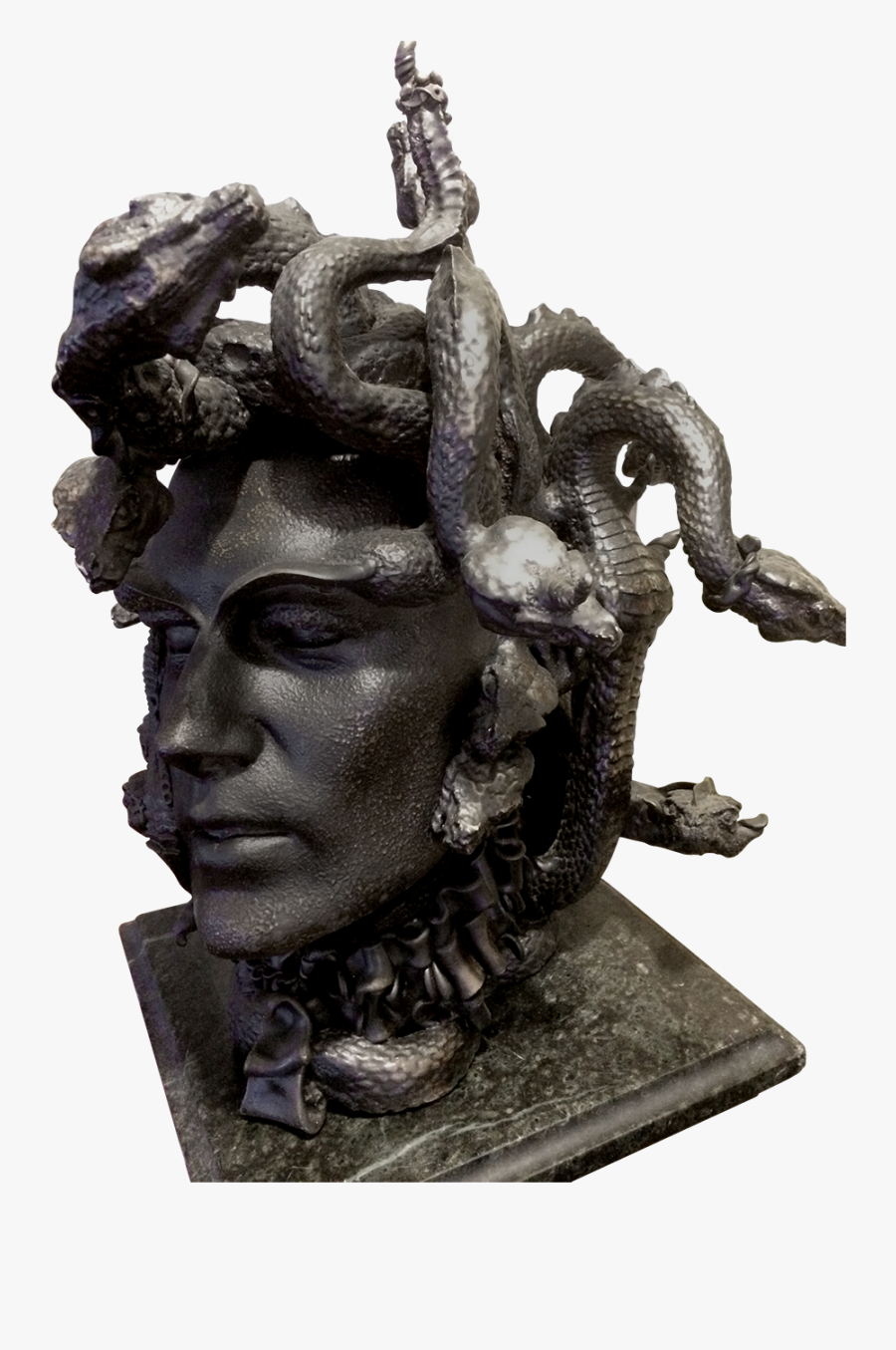 Transparent Medusa Png - Statue Head Medusa Transparent, Transparent Clipart