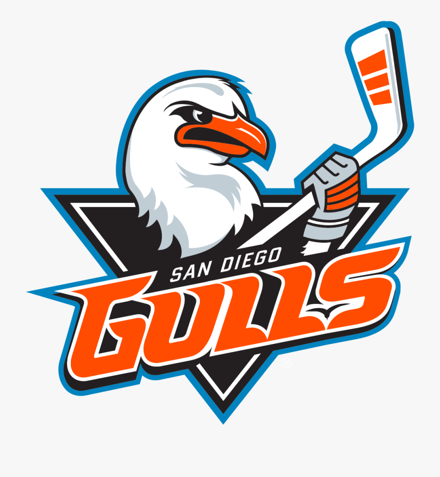 San Diego Gulls Logo - San Diego Gulls Hockey, Transparent Clipart