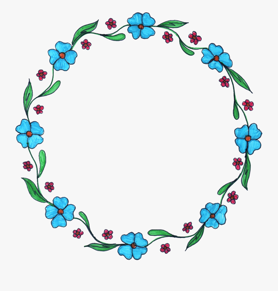 Drawn Circle Png Transparent - Round Frame Transparent Background, Transparent Clipart
