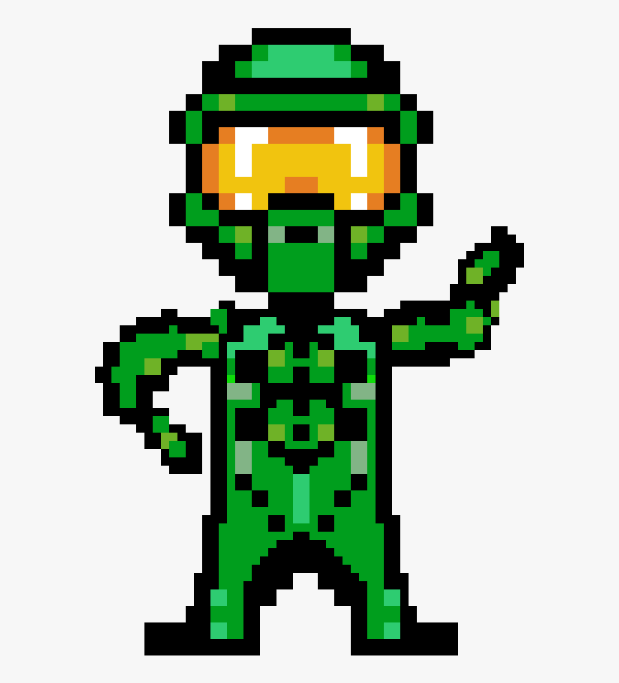 Red Pixel Halo Helmet Clipart , Png Download - Master Chief Pixel Art, Transparent Clipart
