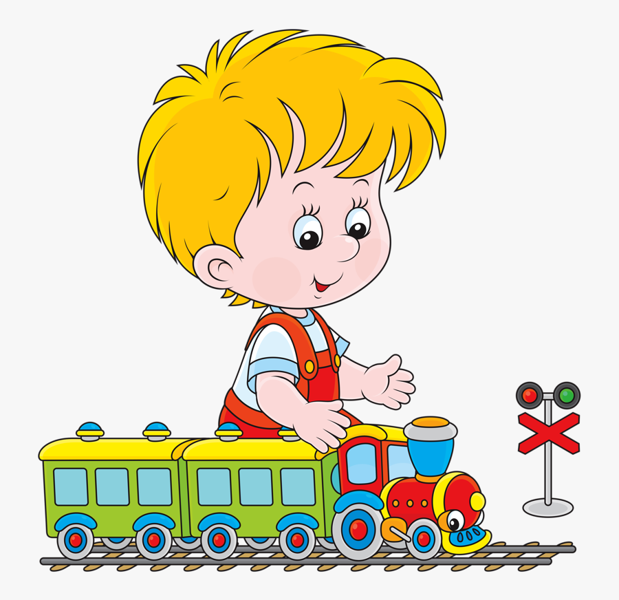 Фото, Автор Soloveika На Яндекс - Boys Playing Trains Clipart, Transparent Clipart