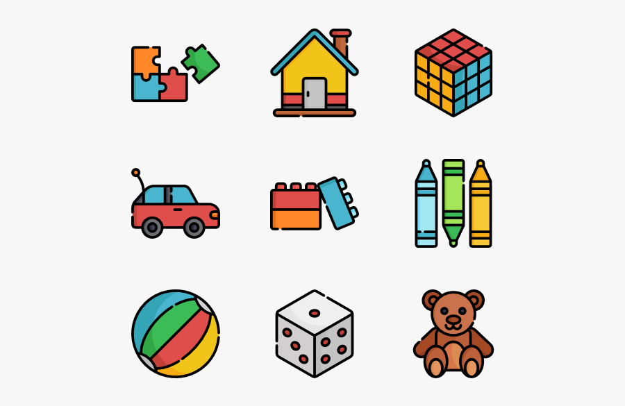 Toys Vector Psd - Play Toys Icon, Transparent Clipart