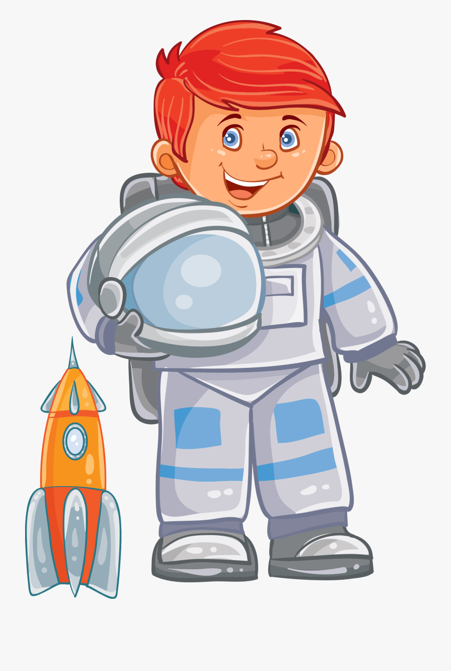 Clip Art Child Spacesuit - Casque Astronaute Costume Espace, Transparent Clipart