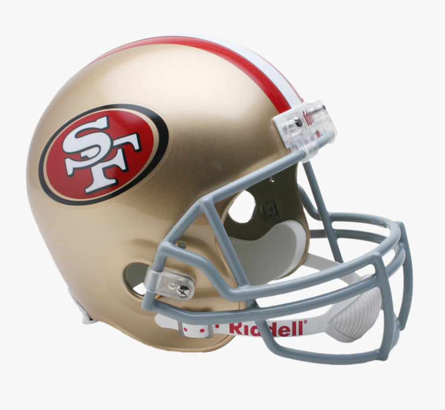 Riddell Deluxe Replica American - San Francisco 49ers, Transparent Clipart