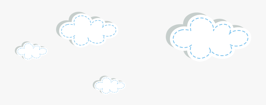 Clouds Light Brand Material Cloth Vector Pattern Clipart - Illustration, Transparent Clipart