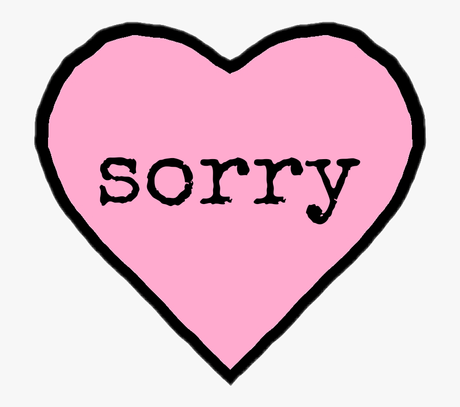 Heart Sorry Pink Drawing Doodle Serdtce Grust Populiarno - Heart, Transparent Clipart