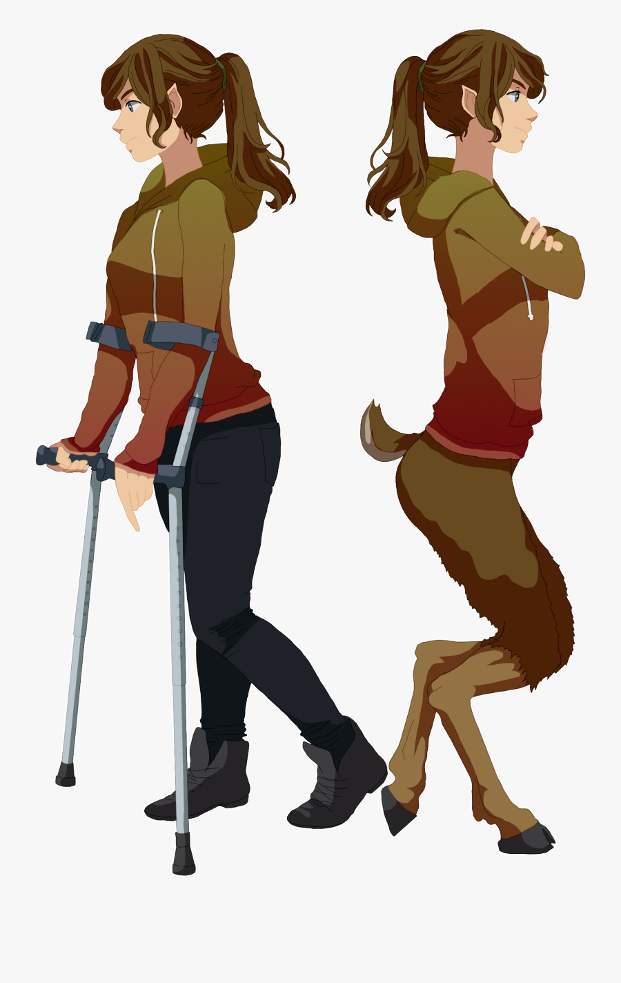 Satyr Oc Supernatural Monsters - Percy Jackson Satyr Oc, Transparent Clipart