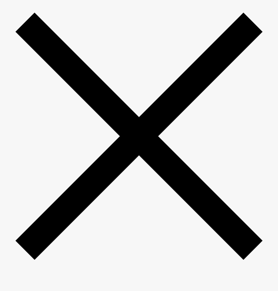 Thumb Image Black X On White Background , Free Transparent Clipart