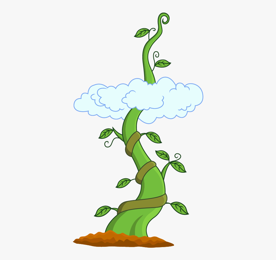 Giant Bean Stickers Jack - Beanstalk From Jack And The Beanstalk, Transparent Clipart