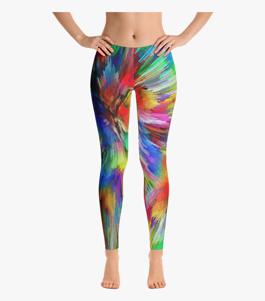 Image Of Color Explosion Leggings - Leggings, Transparent Clipart
