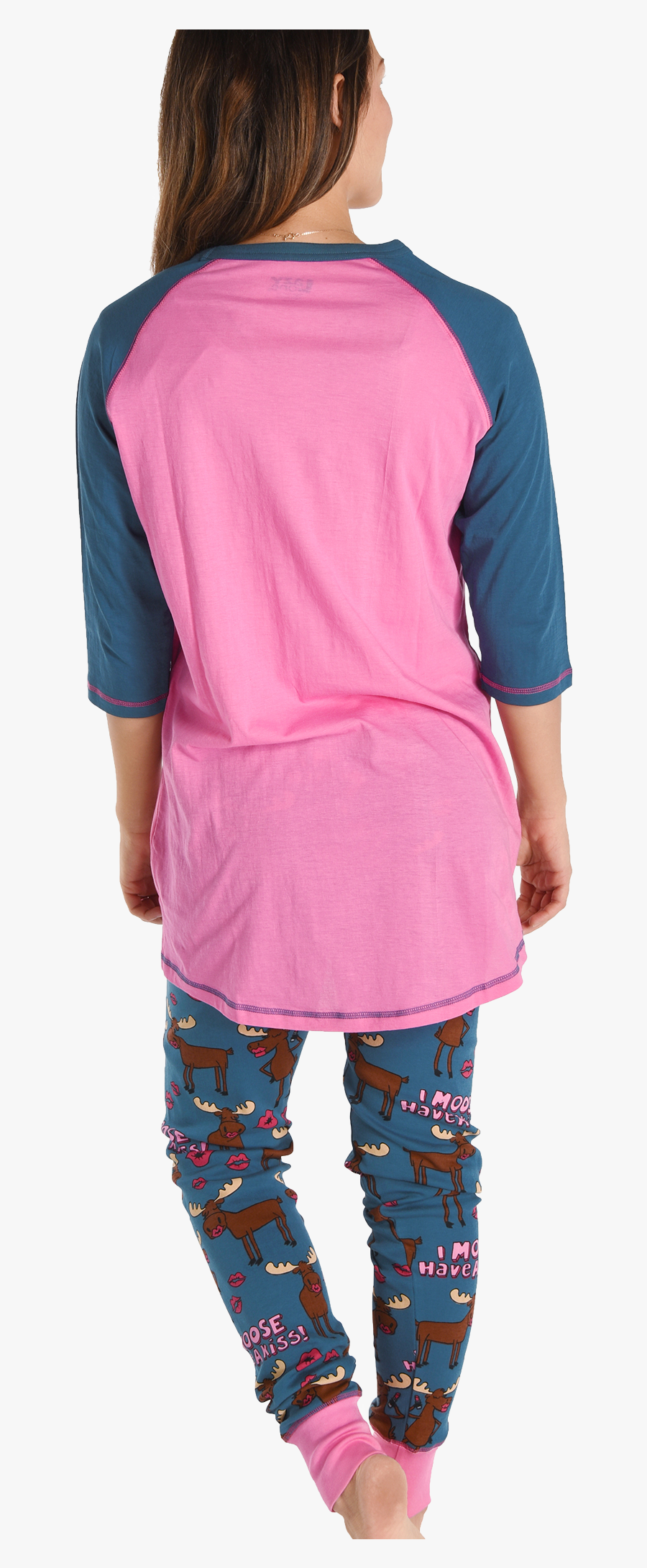 Moose Have A Kiss - Girl, Transparent Clipart