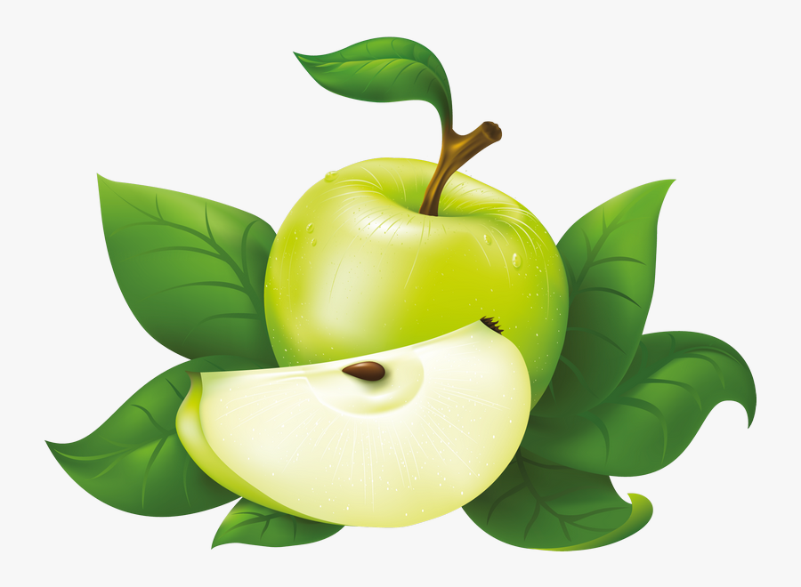 Vector Graphics Clip Art Fruit Juice Image - Green Apple Clipart Png, Transparent Clipart