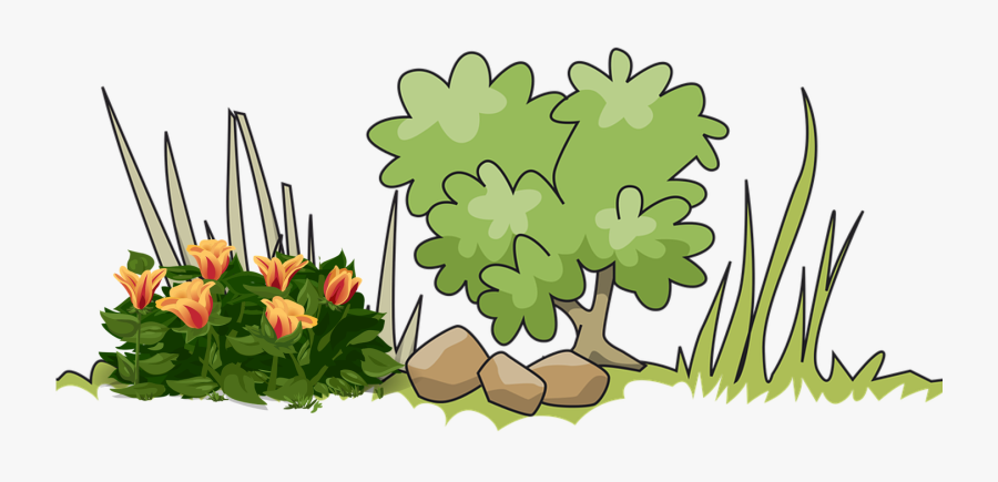 Trees And Bushes Clipart, Transparent Clipart