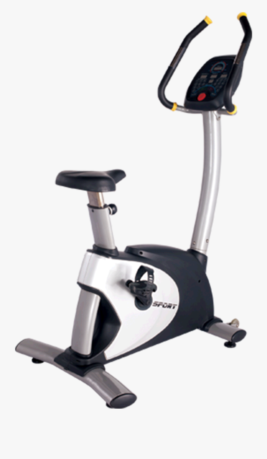 Gym Clipart Cycling Machine - Exercise Bike Transparent Background, Transparent Clipart