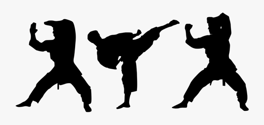 Karate Silhouette Png Hd Image - Karate Png, Transparent Clipart