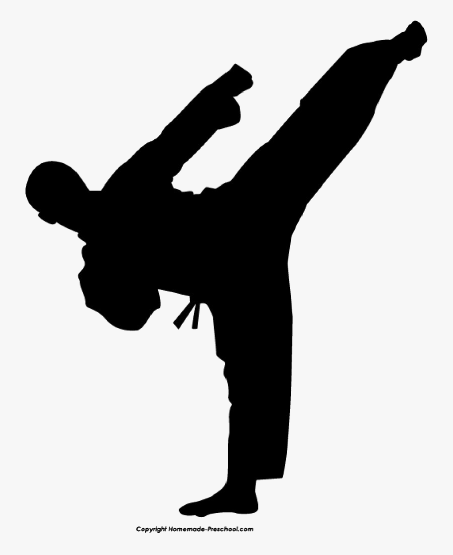 Karate Silhouette Png High Quality Image - Karate Clipart, Transparent Clipart