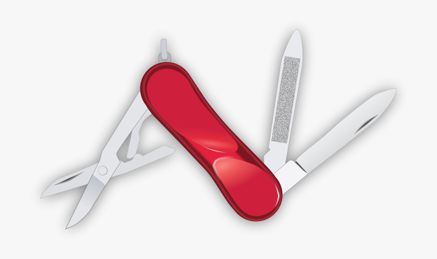 Swiss Army Knife No Background, Transparent Clipart