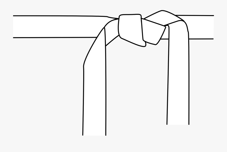 Karate Yellow Belt - Programmer Ranks, Transparent Clipart