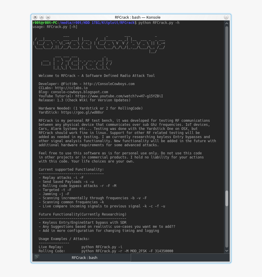 Rfcrack Is My Personal Rf Test Bench, It Was Developed - Attack Rolling Code, Transparent Clipart
