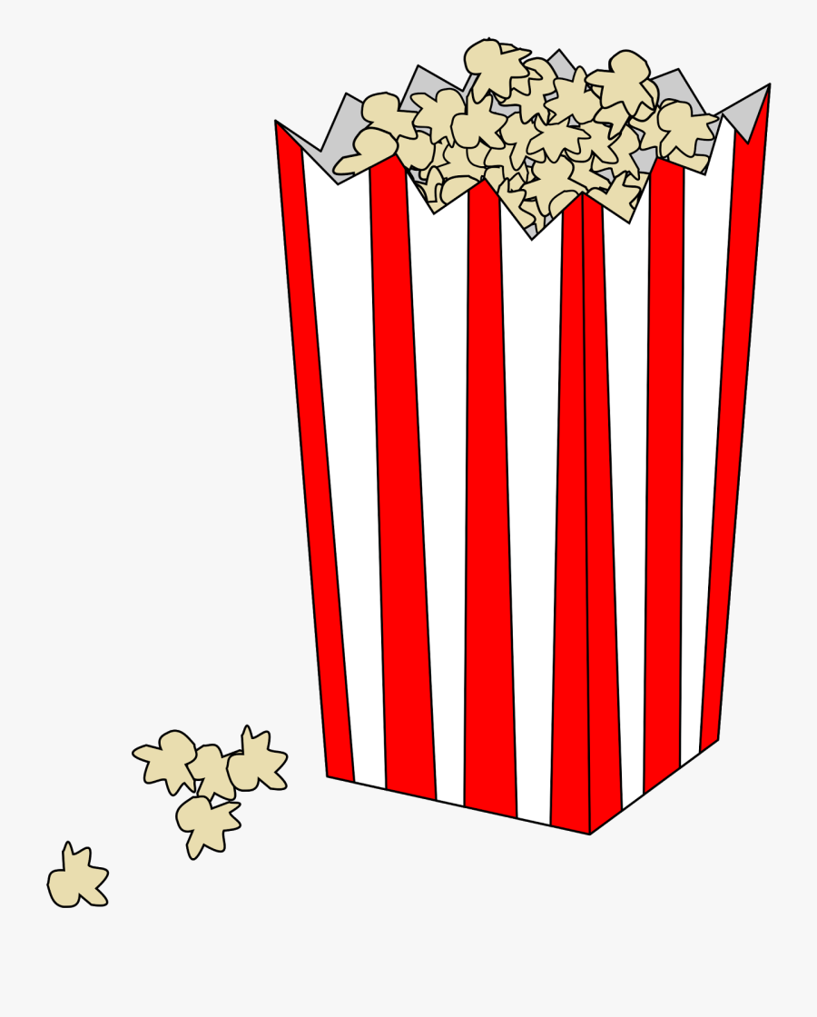 Bag Of Popcorn Clip Art, Transparent Clipart