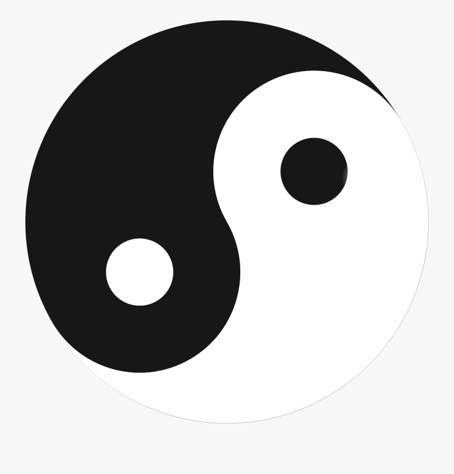 Tai Chi Tu - Good Chi And Bad Chi, Transparent Clipart