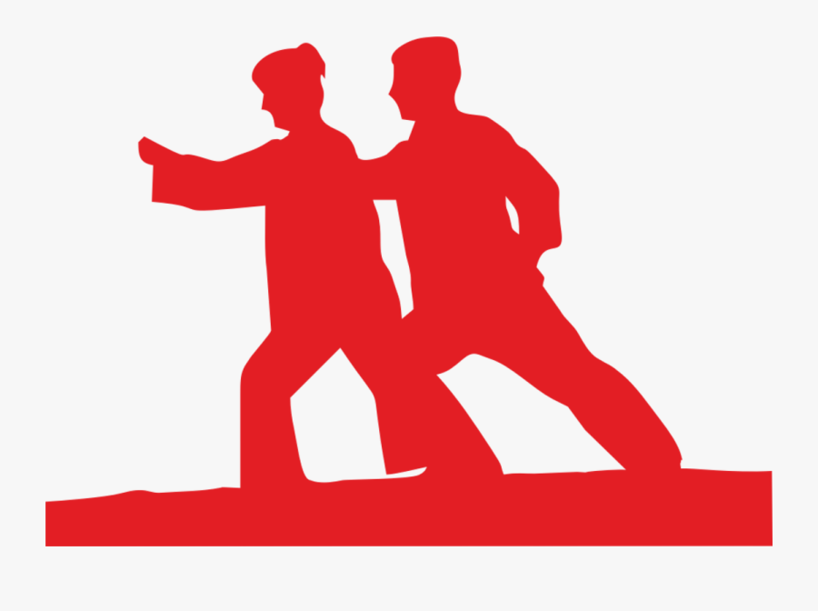 Standing,human Behavior,silhouette - Silhouette Tai Chi Icon, Transparent Clipart