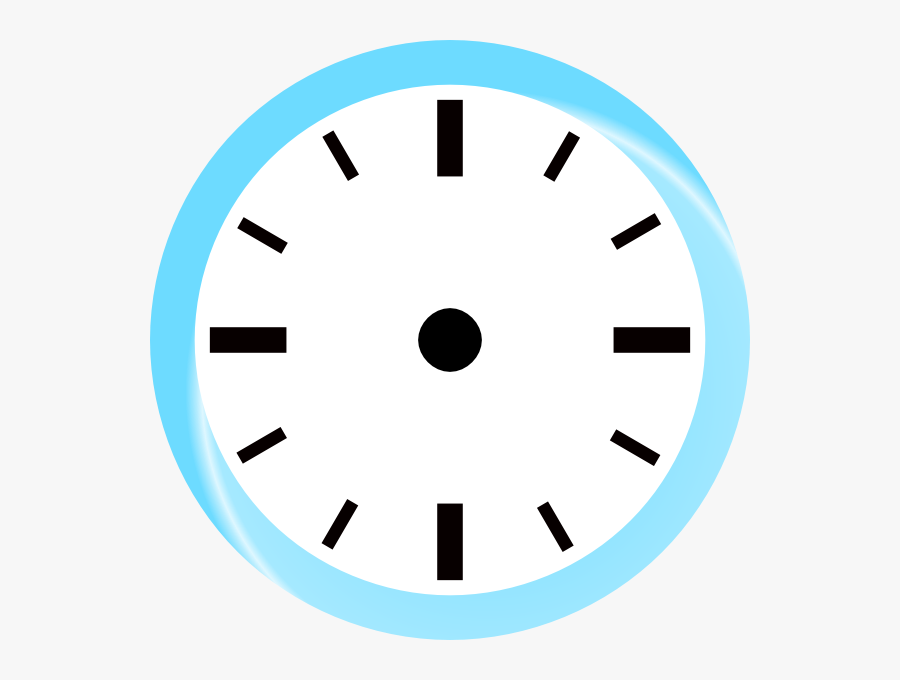 Transparent Analog Clock Png - Circle, Transparent Clipart