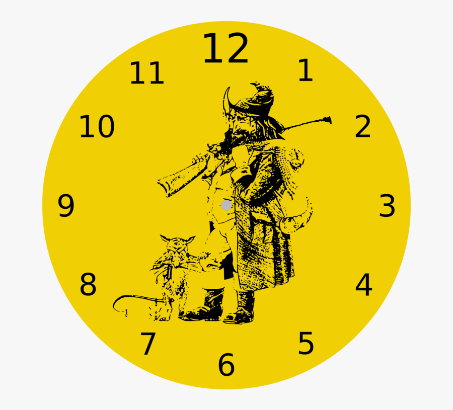 Clock Clipart Yellow - ساعه من غير عقارب, Transparent Clipart