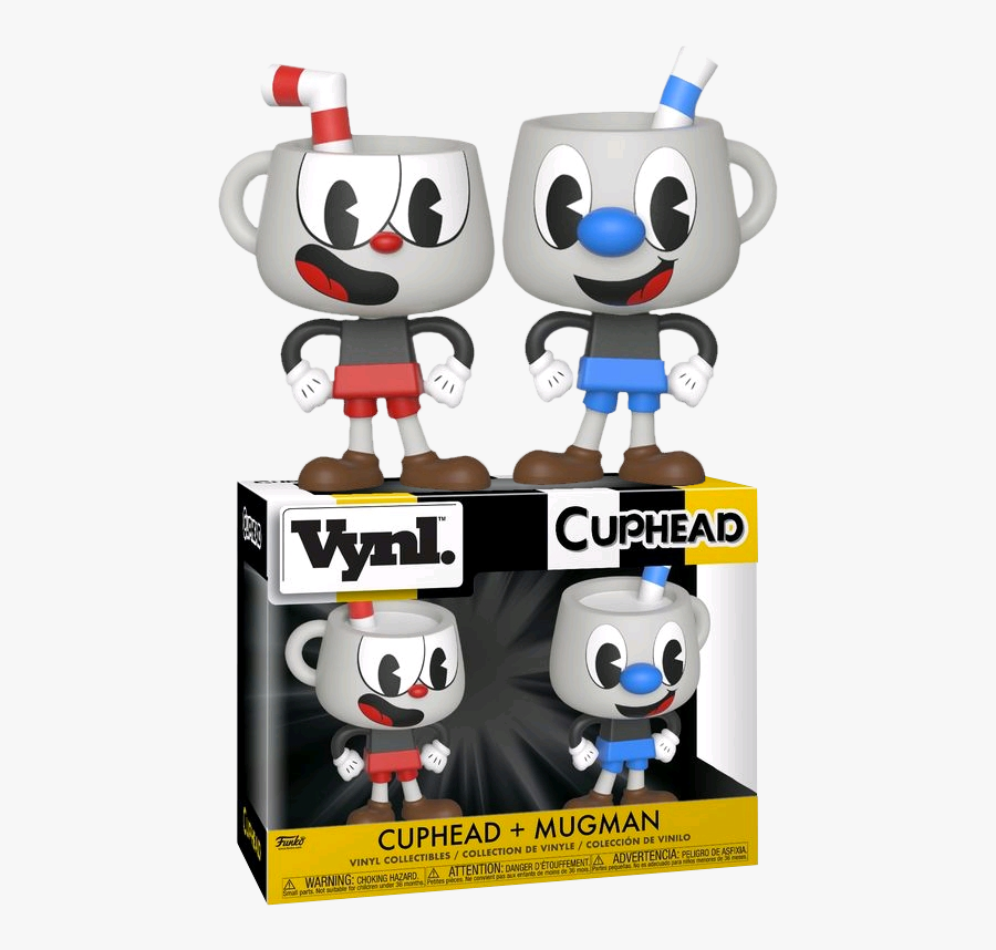 Cuphead & Mugman Vynl - Cuphead Vinyl Figure, Transparent Clipart
