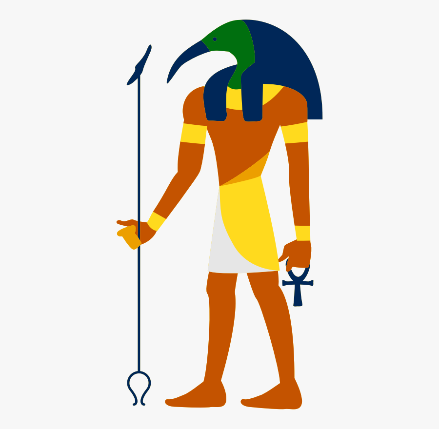 Black And White Thoth, Transparent Clipart