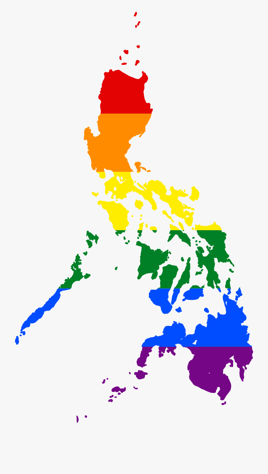 Mythology In The Philippines - Map Of The Philippines, Transparent Clipart