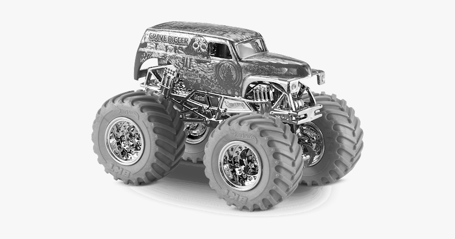 Grave Digger Monster Truck Png, Transparent Clipart