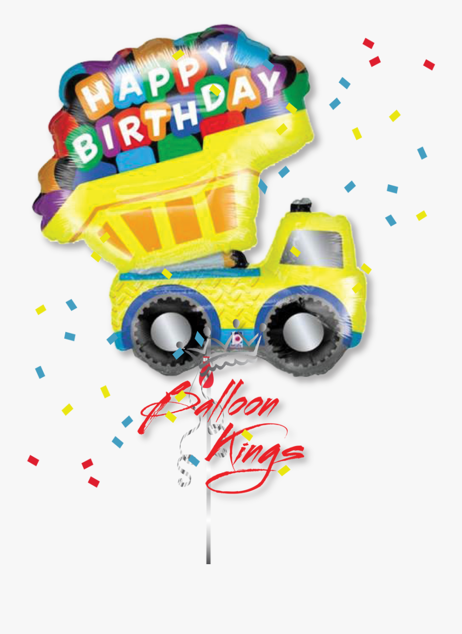 Happy Birthday Truck - Garbage Truck Happy Birthday, Transparent Clipart