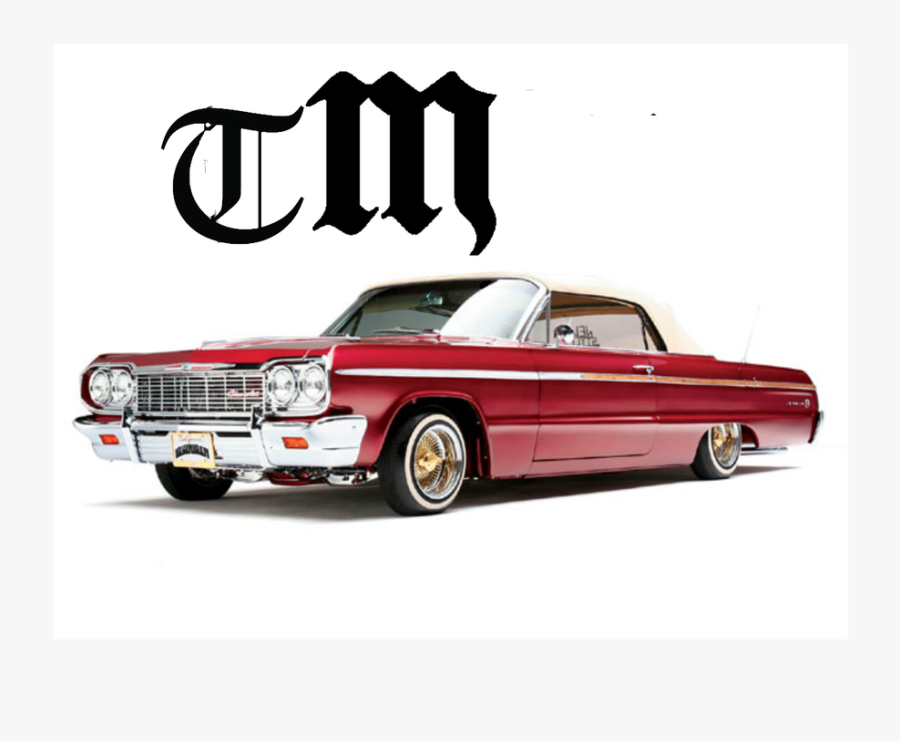 Clip Art Lowrider Photos - 64 Chevy Impala Cherry Red, Transparent Clipart