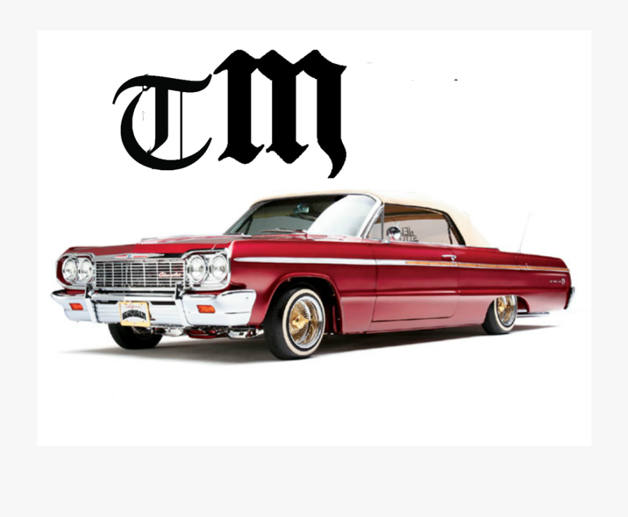 Clip Art Lowrider Photos - 64 Chevy Impala Cherry Red , Free