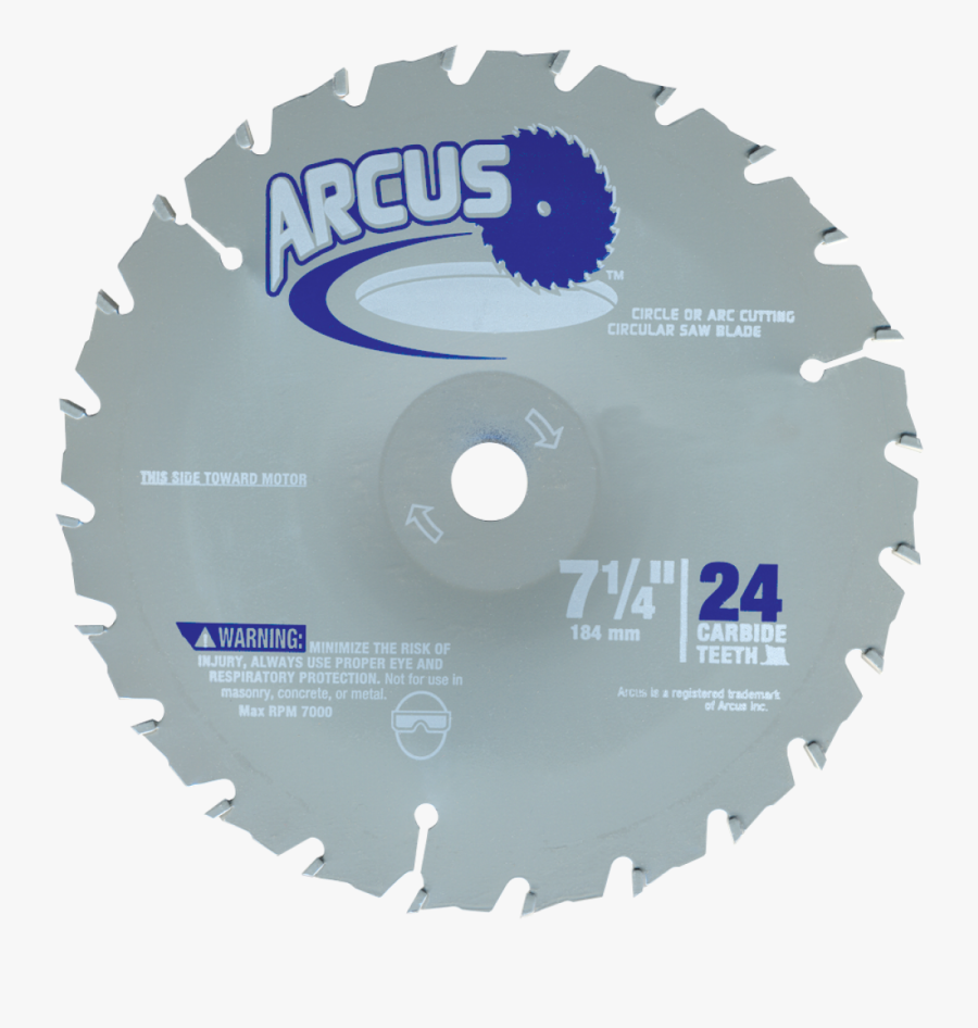 7-1/4 - Ripping Circular Saw Blade, Transparent Clipart