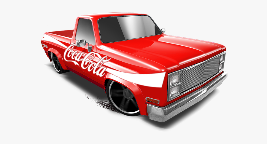 Silverado Drawing Race Truck - Hot Wheels Chevy Silverado 83, Transparent Clipart