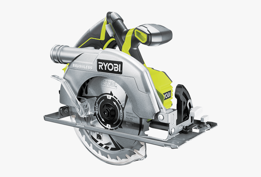 Clip Art Ryobi Hand Saw - Ryobi 18v 7 1 4 Circular Saw, Transparent Clipart