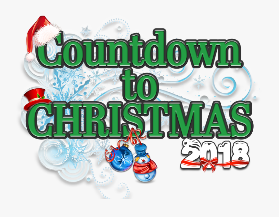 Countdown To Christmas 2018, Transparent Clipart
