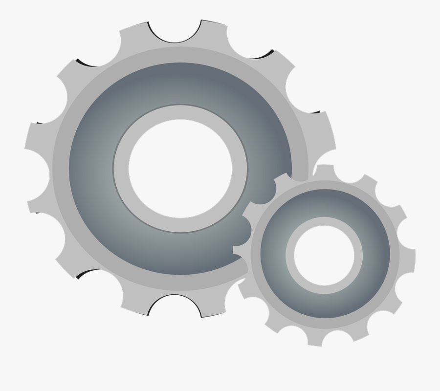 Gear, Cogwheels, Gearwheel, Cog, Options, Settings - Gear Cartoon Transparent, Transparent Clipart