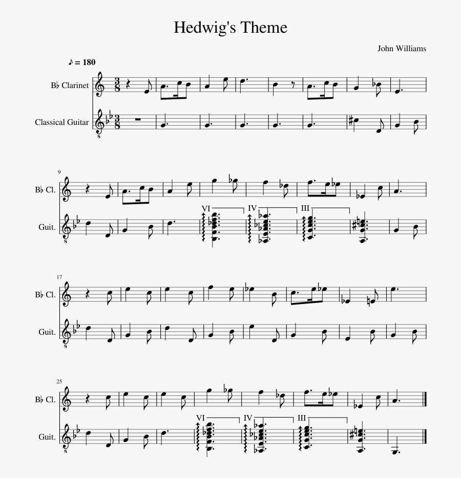 Clip Art Harry Potter Hedwig S - Hedwig's Theme For Clarinet is a f...